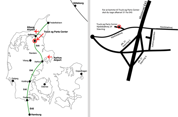 kort og rute